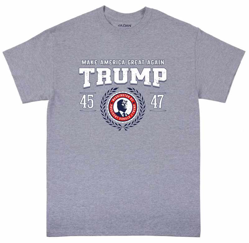 Wholesale TRUMP 45*47 Make America Great Again T-shirt SG Color