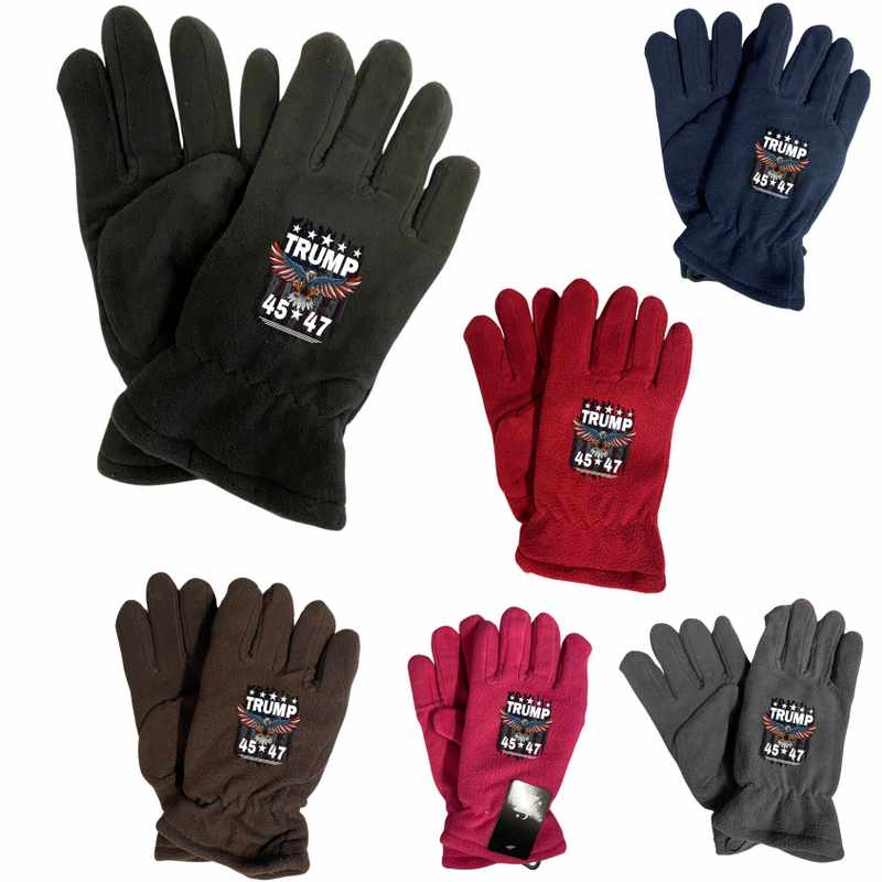 Wholesale Trump Eagle 45*47 assorted colors Fleece GLOVES