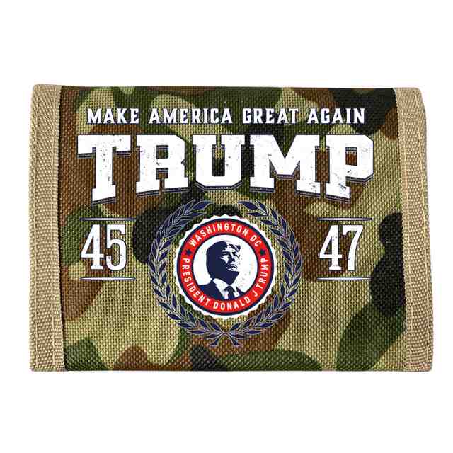 Wholesale Make America Great Again Trump 45 47 Camo WALLET