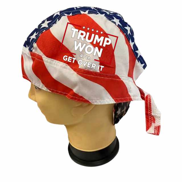 ''Trump Won 47th Get Over It'' SKULL Cap