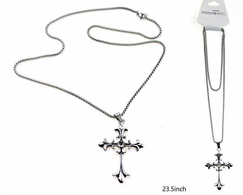 Wholesale Stainless Steel Cross NECKLACE