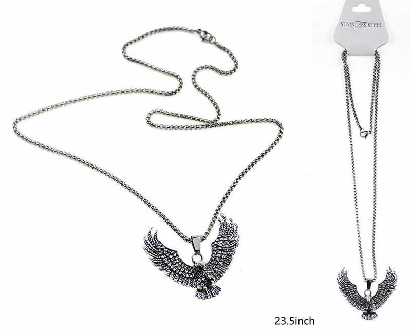 Wholesale Eagle Stainless Steel Fashion NECKLACE