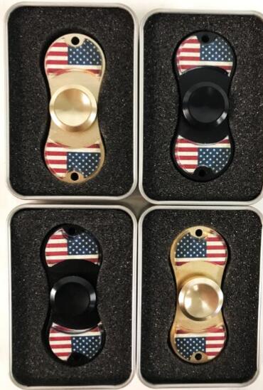 Wholesale American Flag Metal Fidget SPINNERs