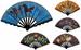 Wholesale Hand Fan with Horse, Dragon, FLOWER Design