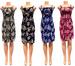 Wholesale Simple Strap FLOWER Printed Dresses Assorted
