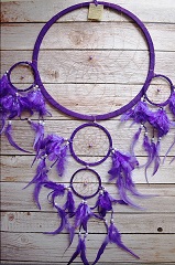 Large Purple DREAM CATCHERs