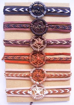 Leather DREAM CATCHER Bracelets