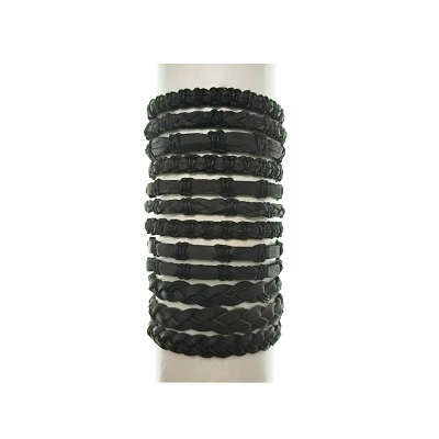 Leather Bracelet (Black)