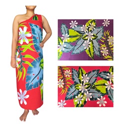 Hand Painted Tropical Full SARONG