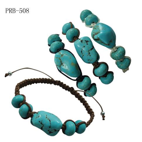 VINTAGE Chunky Turquoise Stones Bracelet.