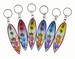 Airbrush Painted Hibiscus FLOWER Surf Key Chains