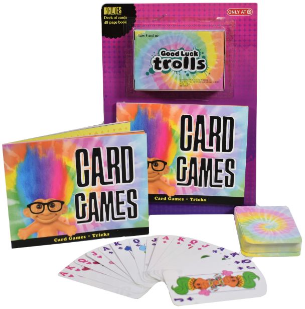 Good Luck Trolls CARD Games & Tricks Set