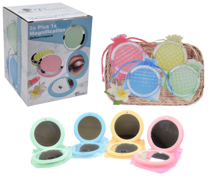 Quilted Compact Gift Set - Set of 4