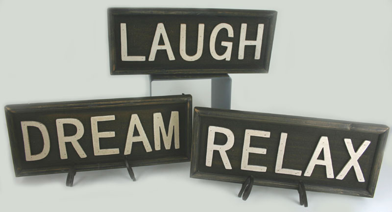 Relax, Laugh, Dream Wall Art Set of 3