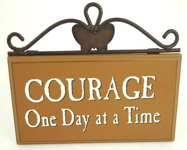 Courage Lifestyle Plaque