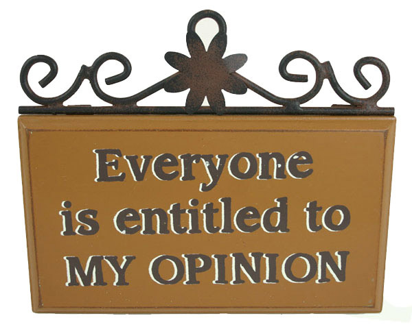 Opinion Lifestyle Plaque