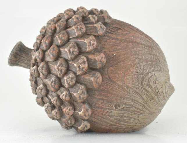 Resin Brown Acorn Laying on Side
