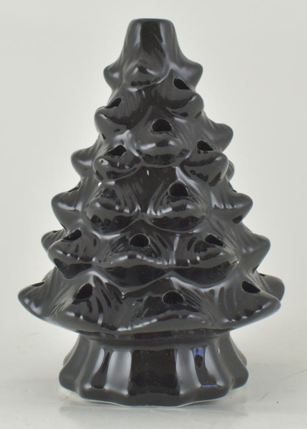 7'' Black HALLOWEEN Ceramic Tree