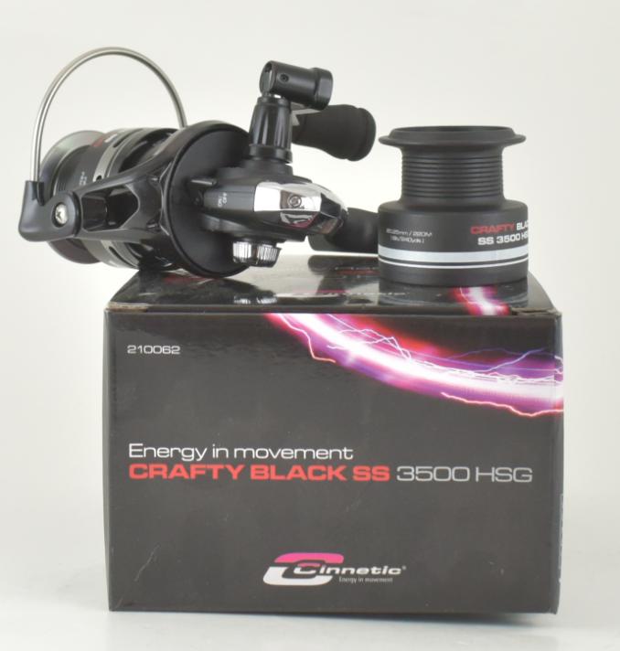 Cinnetic Crafty Black SS 3500 HSG High Quality Reel