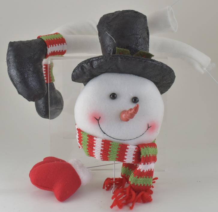PLUSH Snowman Wreath Decor Kit 5 pc