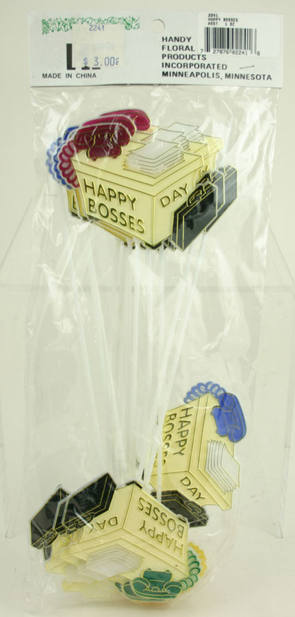 HAPPY Bosses DAY Decorative / Floral Pick