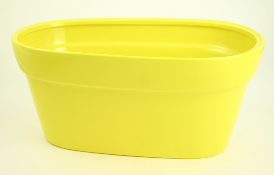 Yellow Oblong Ceramic PLANTER