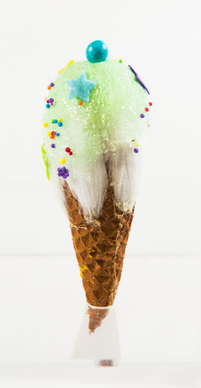 Ice Cream Cone with HANGER Ornament