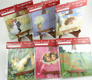 Mini Card with Easel Set - 12 Assorted