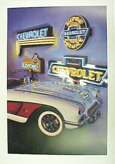 Chevrolet POSTER -- ''Neon Classic''
