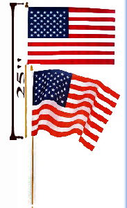 American FLAG - 12'' X 18''   **SPECIAL $0.53 - 25% OFF
