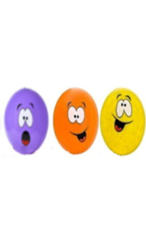 Funny Face Ball Inflate_16''     $6.50
