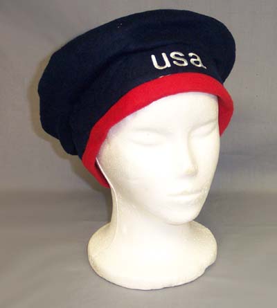 USA - Embroidered Berets For ADULTs