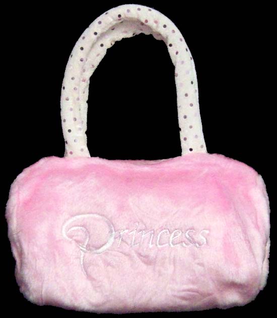 Dance Wear - ''Princess'' Girls PLUSH Hand Bag  ( # 27633)