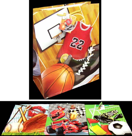 Gift BAGS - Sports Styles - Large Size