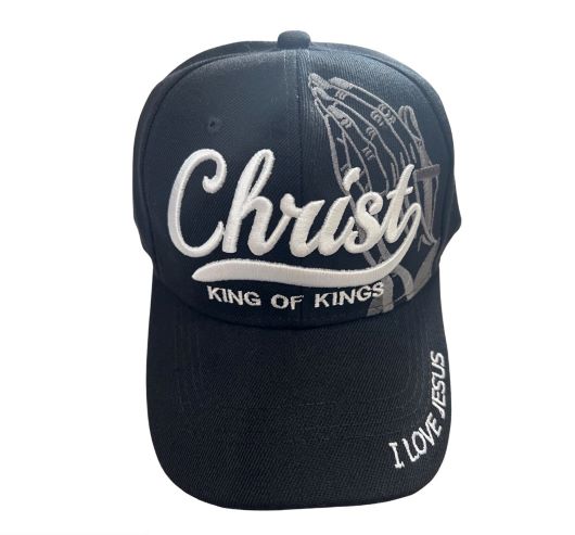 Christ King of Kings  Christian Baseball CAP - Black