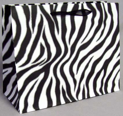 Gift BAGS - Zebra Prints - Medium Size: 13'' x 10.5''