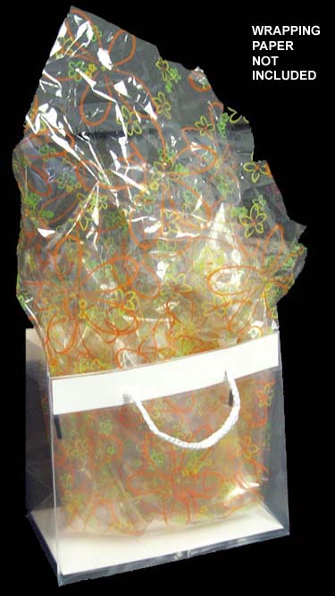 Gift BAGS - Clear Style.   Small Size: 7.5'' x 6.5''