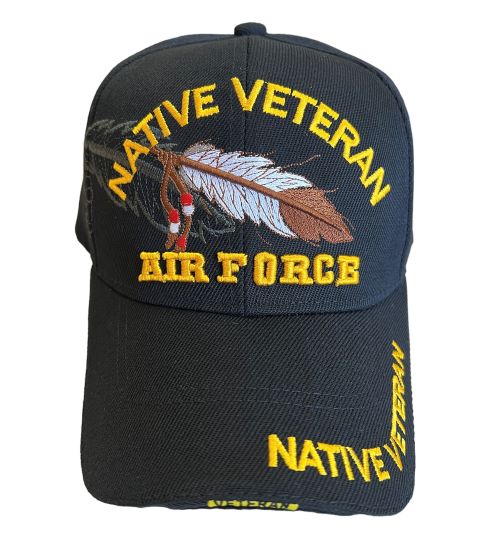 Native Veteran  Native Pride Baseball CAP - Air Force