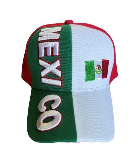 Mexico BASEBALL Caps Digitally Embroidered - 2 Color Tone