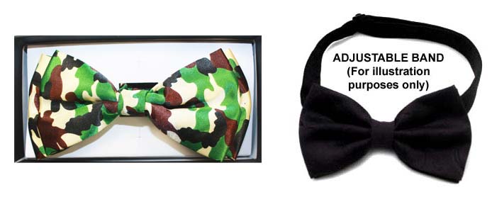 Formal Wear Adult Bow Ties In Prints - Fereen Camo