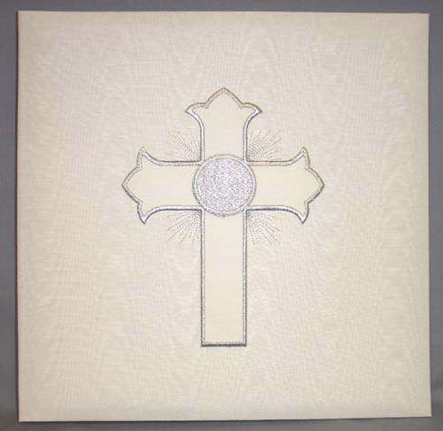 Christening/Communion White Embroidered Photo Albums