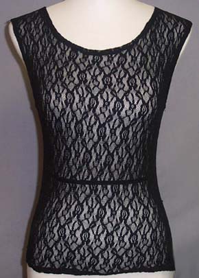 Girls Black Lace TOPs - Jr Style