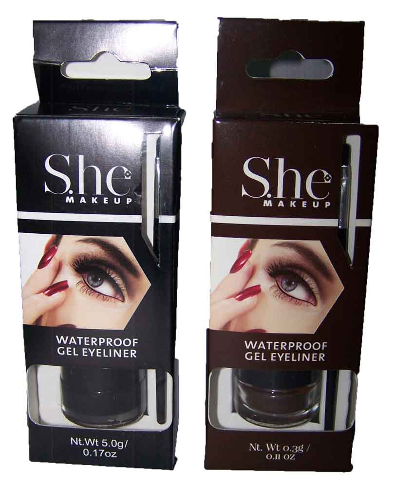 COSMETICS  ''She'' Waterproof Waterproof EyeLiner Gel