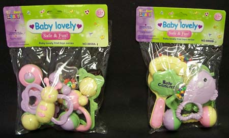 Baby Rattles - Assorted Styles Pack  ( # 1028446)