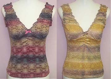 ''Poetry''  Sleeveless Fashion TOPs - Junior Style