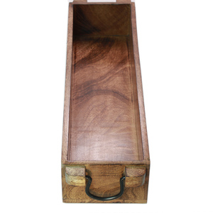 Serving Tray Wood for Wine Bar Whiskey Rectangular Indoor PLANTER