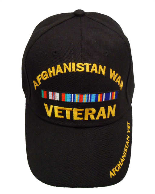 Afghanistan War Veteran Arch Cap - Black