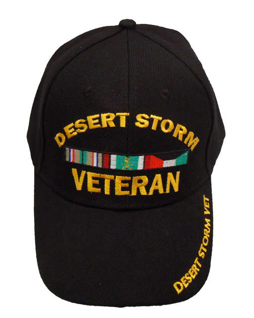 Desert Storm Veteran Arch Cap - Black