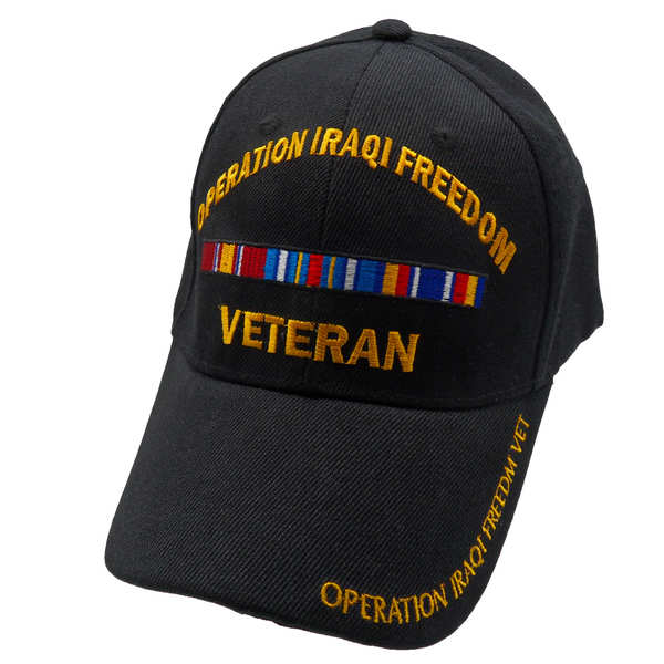 Operation Iraqi Freedom Veteran Arch Cap - Black