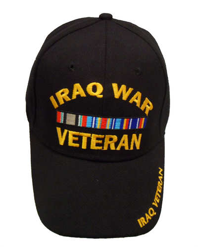 Iraq War Veteran Arch CAP - Black